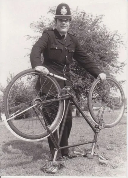 Portrait with bike