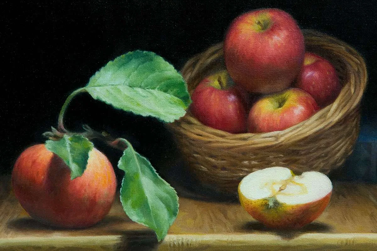 Apples and Basket