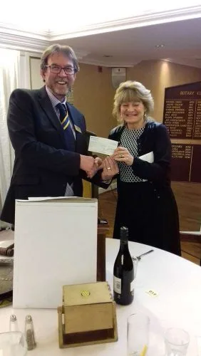 Rotary Shooting Star cheque Mar2018