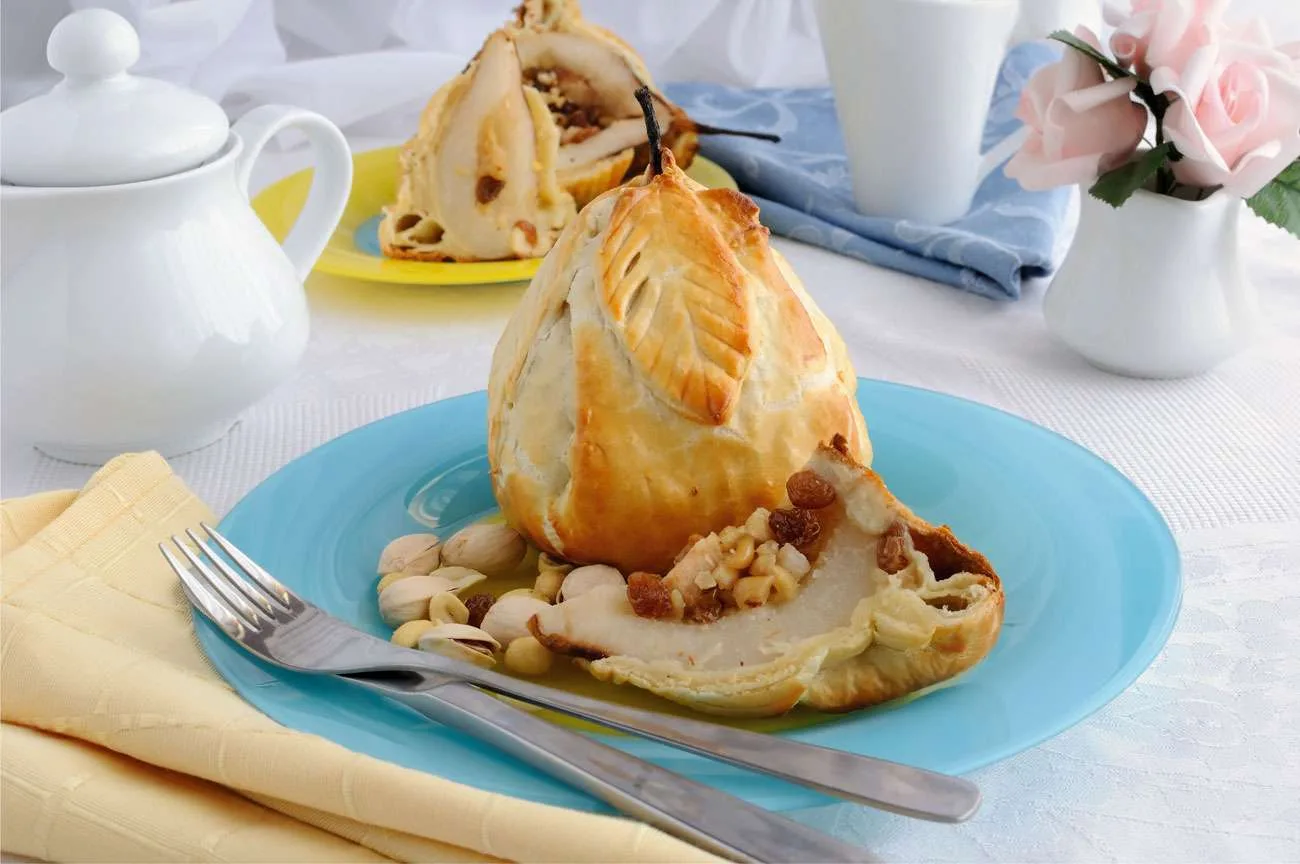 Baked Stuffed Pear