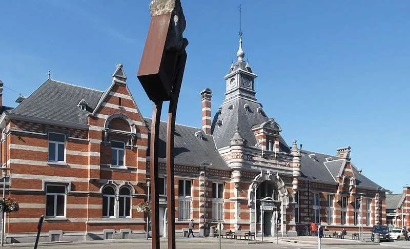 The railway station at Turnhout, Belgium