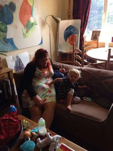 With the kids 1