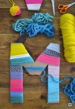 Wool n Glitter Letters