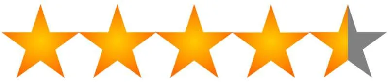 Star rating 4.5