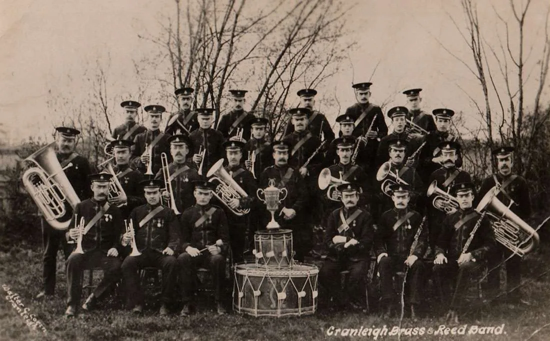 Cranleighs prize winning Brass and Reed Band