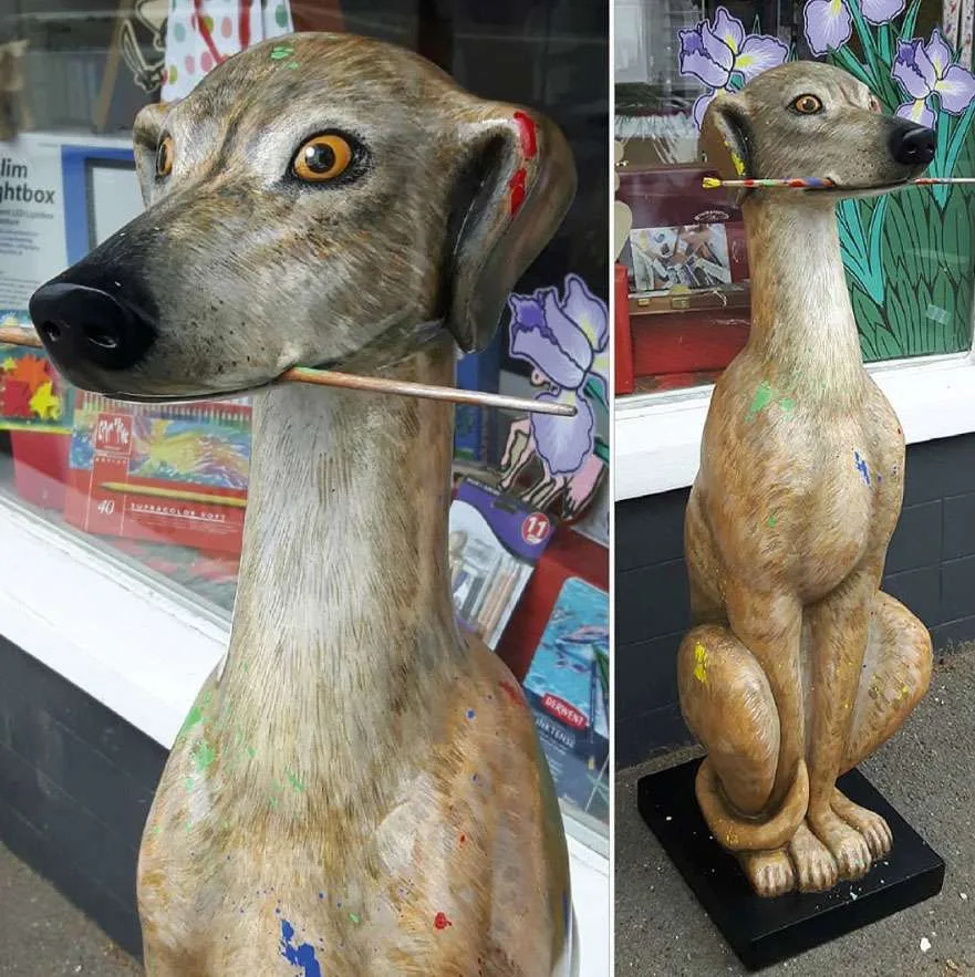 Art Hound Close Up