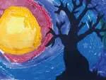 Paint a Spooky Tree