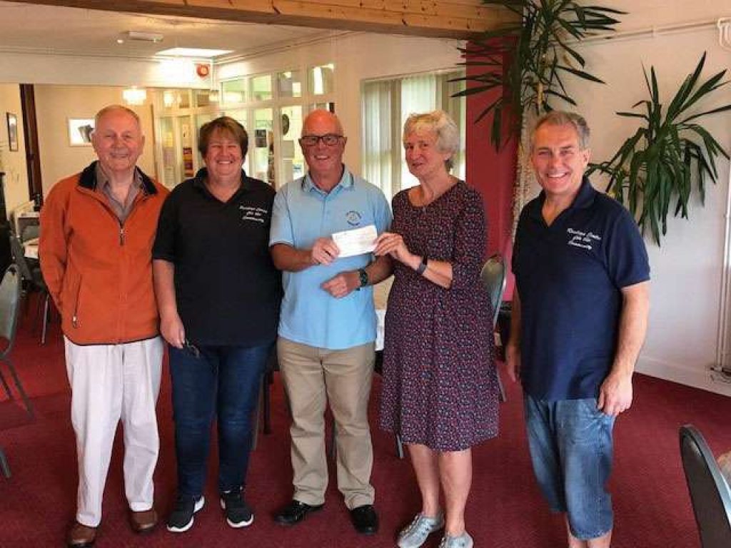 Cheque Presentation at Rowleys Community Centre Cranleigh Magazine