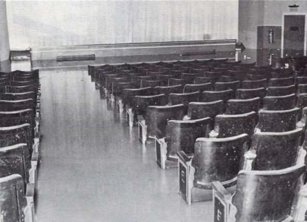 The cinema after the 1968 floods