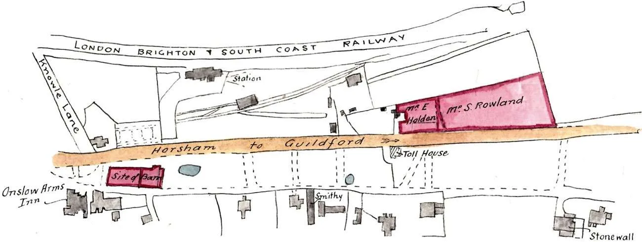 Sketch map of 1887