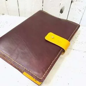 Make a Hand Stitched Leather Notebook Cover