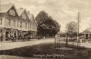 Plenty of bicycles outside the Post Office in about 1910