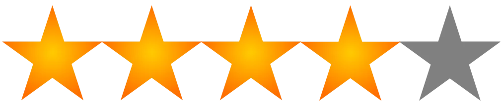 Star rating 4 of 5