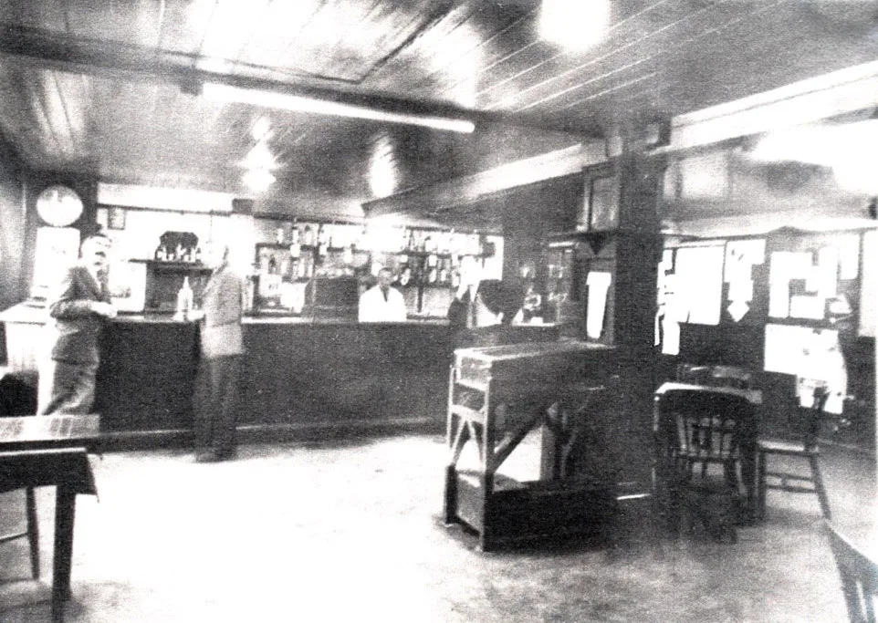 The British Legion club room in the 1930s photo by Walter Corin courtesy of Don Hilsdon