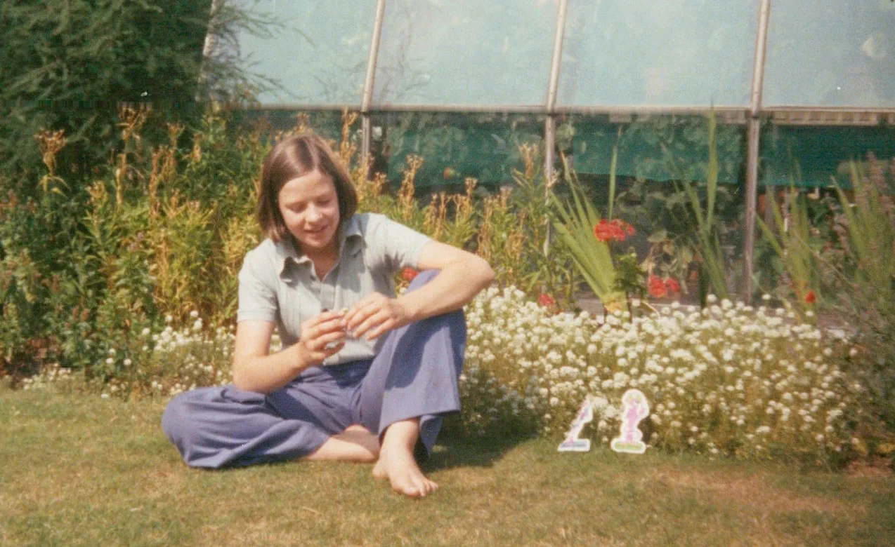As a child—dreaming!