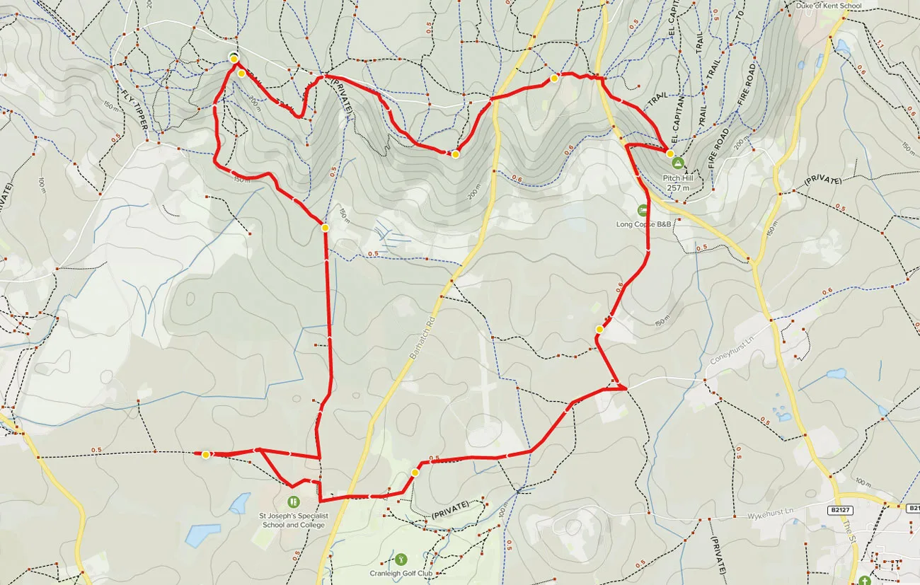 Inspiring Views Trail Map