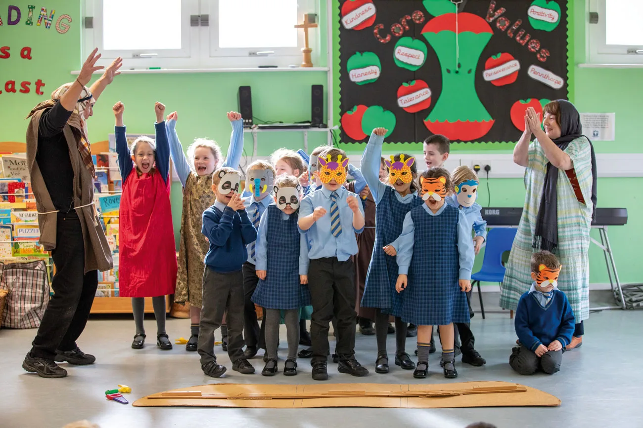 lower school assembly at Pennthorpe school 3