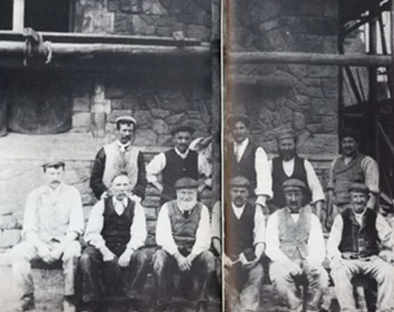 Building the Wesleyan Methodist church in 1904
