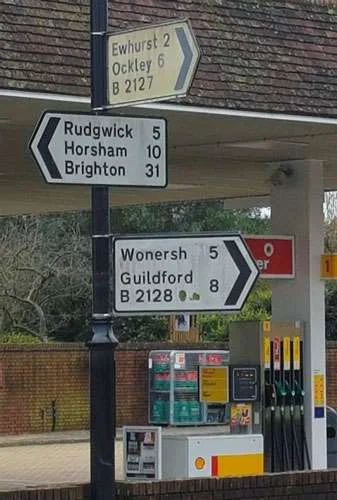 All Old English place names here in the centre of Cranleigh