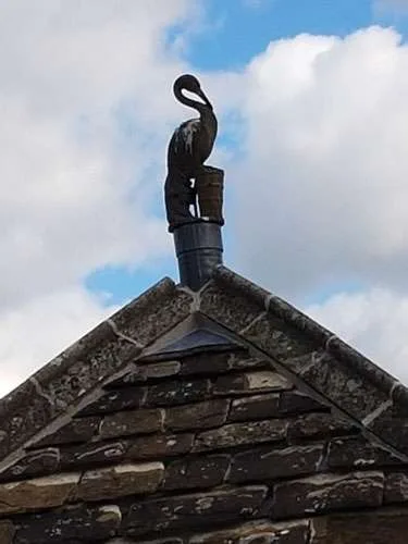 Crane Statue