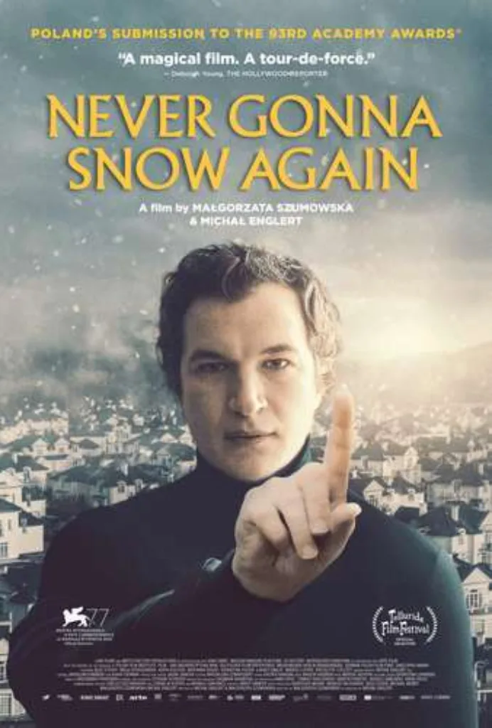 never gonna snow again poster