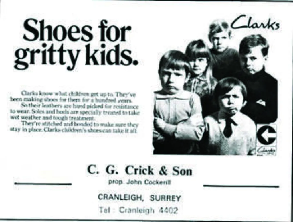 Cricks shoe ad