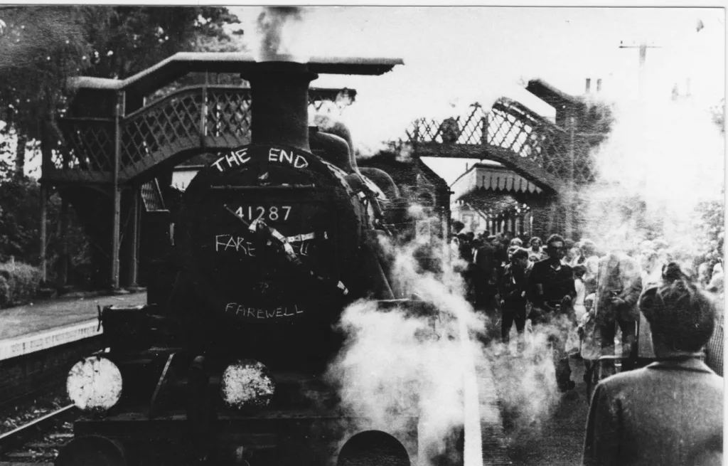 The last train in Cranleigh Station