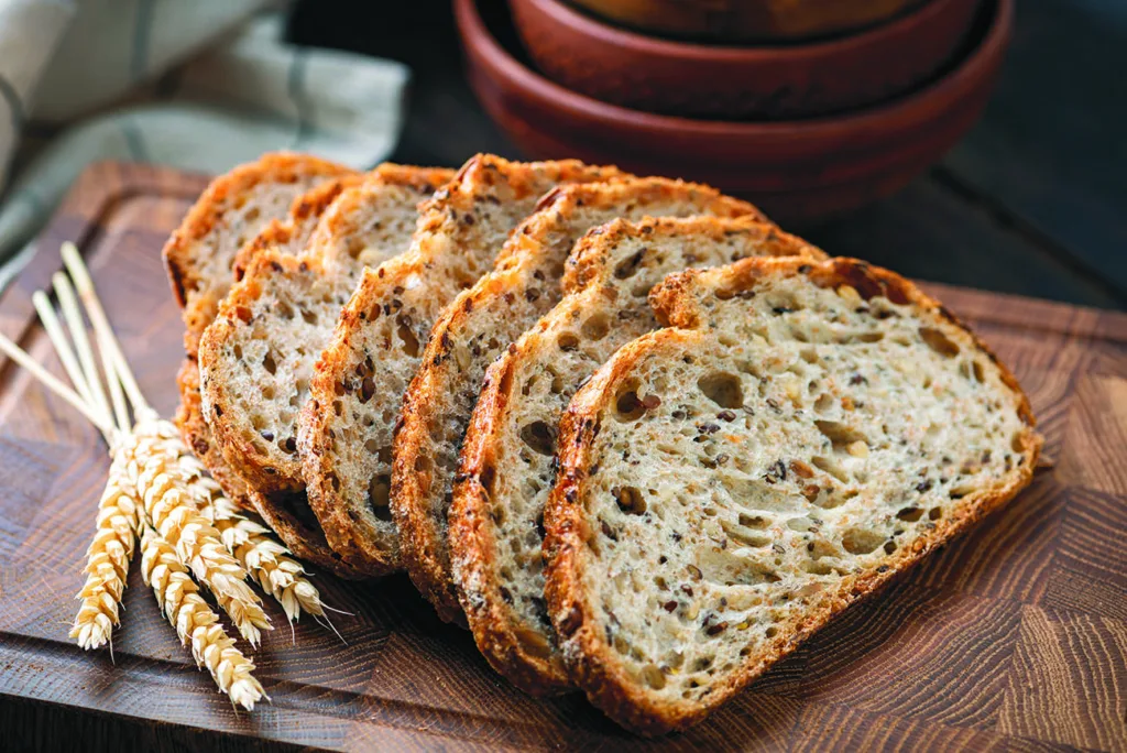Whole wheat sourdough bread