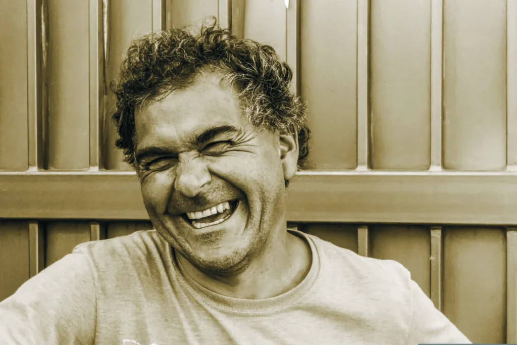 Man smile