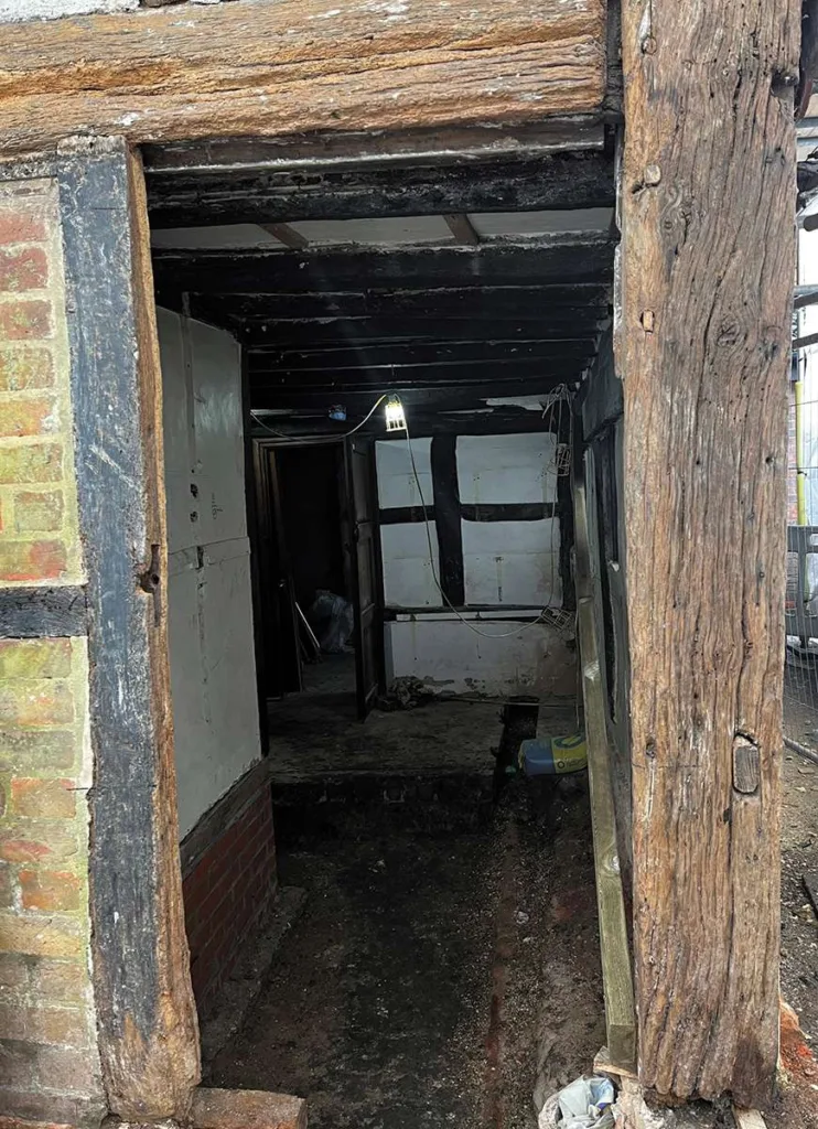 old new front door jamb 2