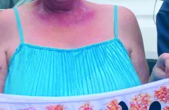 Bev, who shares her cancer journey, fundraising for Bosom Friends.