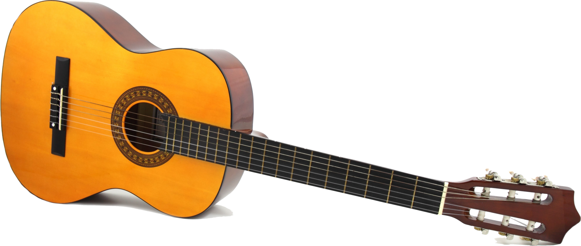 The acoustic guitar Gordon bought in Beijing