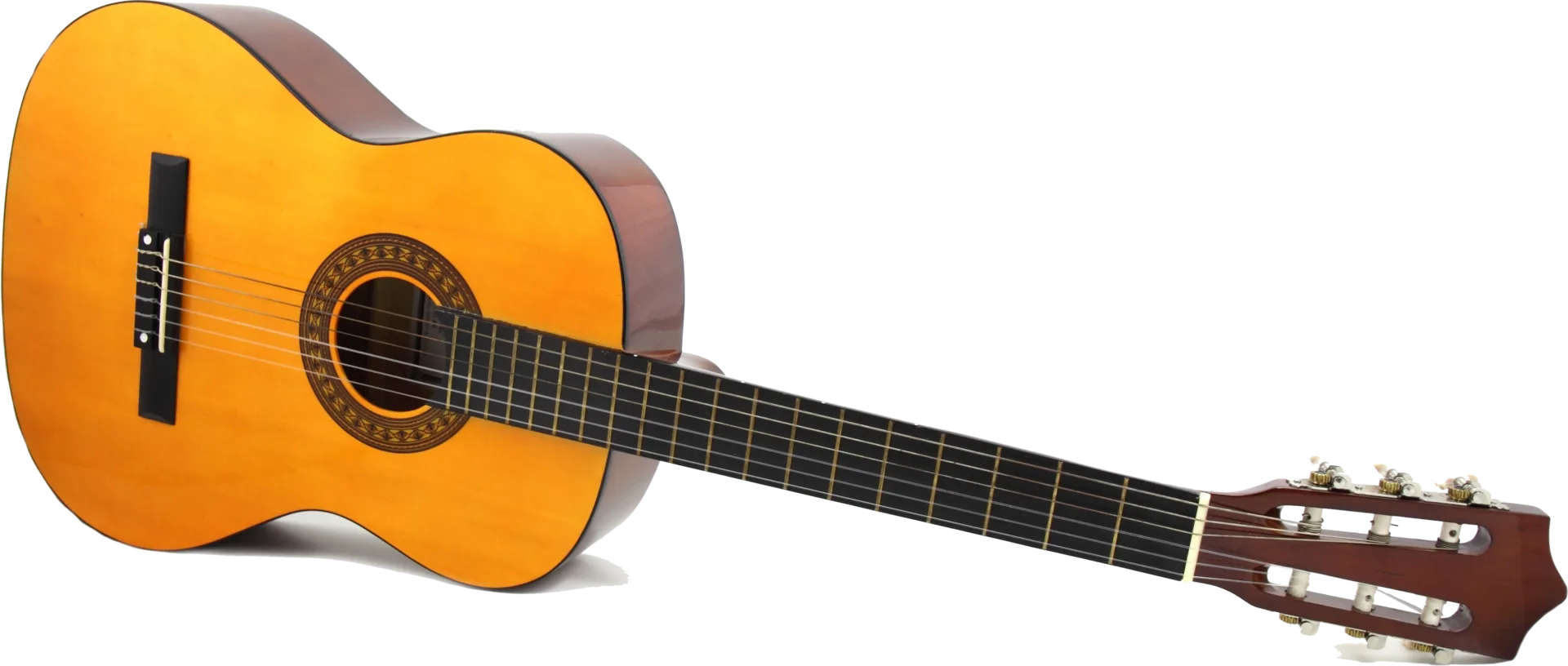 The acoustic guitar Gordon bought in Beijing