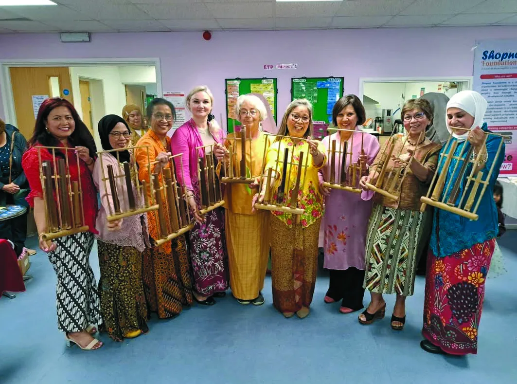 The Angklung bamboo chimes that will make their Memory Lane debut.