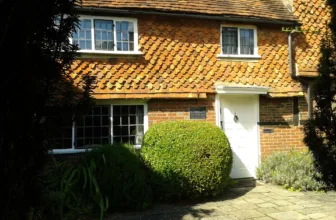 The wheelwright's former cottage, now a beautified house called 'The Causey', photographed in 2017.
