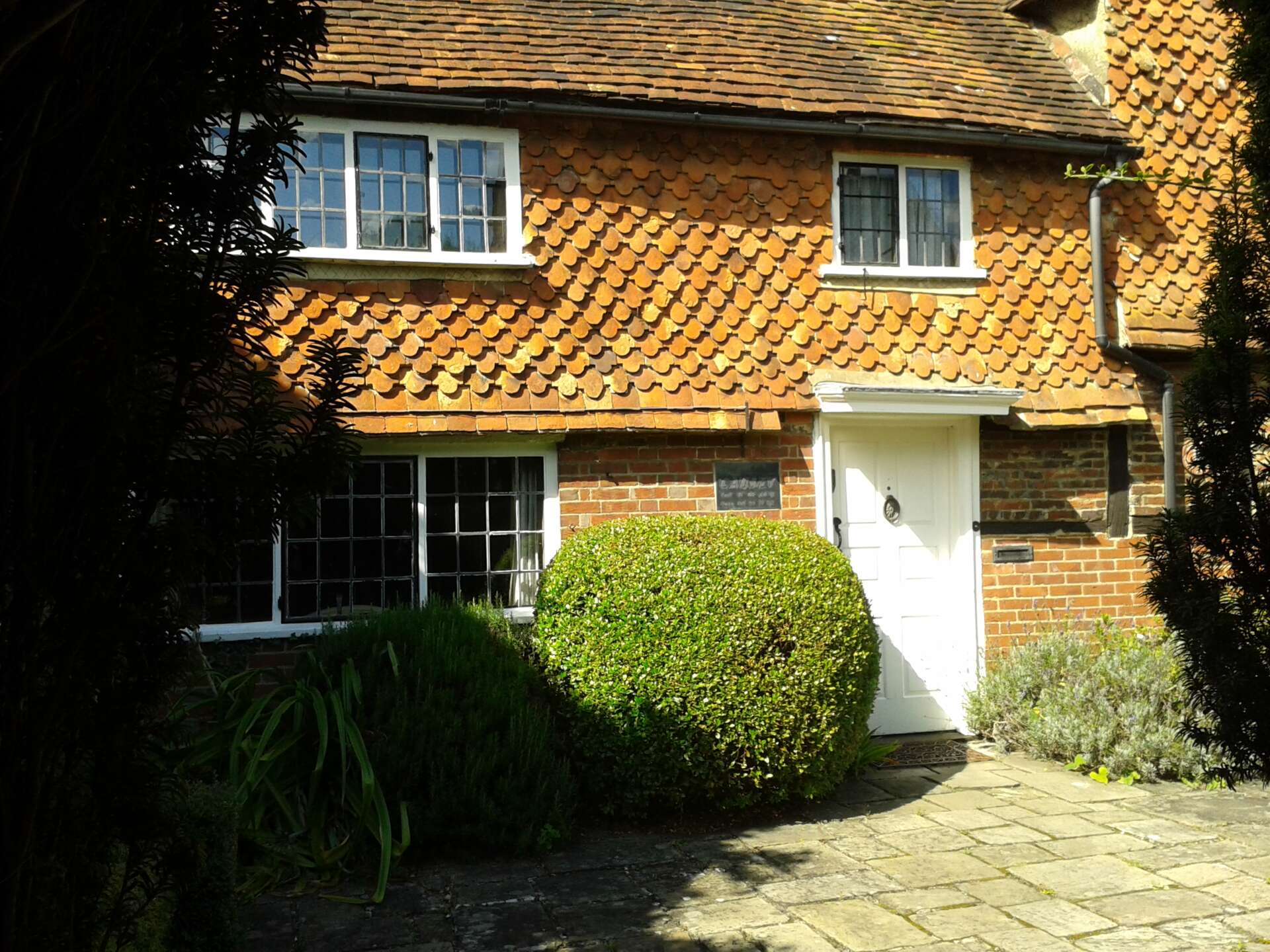 The wheelwright's former cottage, now a beautified house called 'The Causey', photographed in 2017.