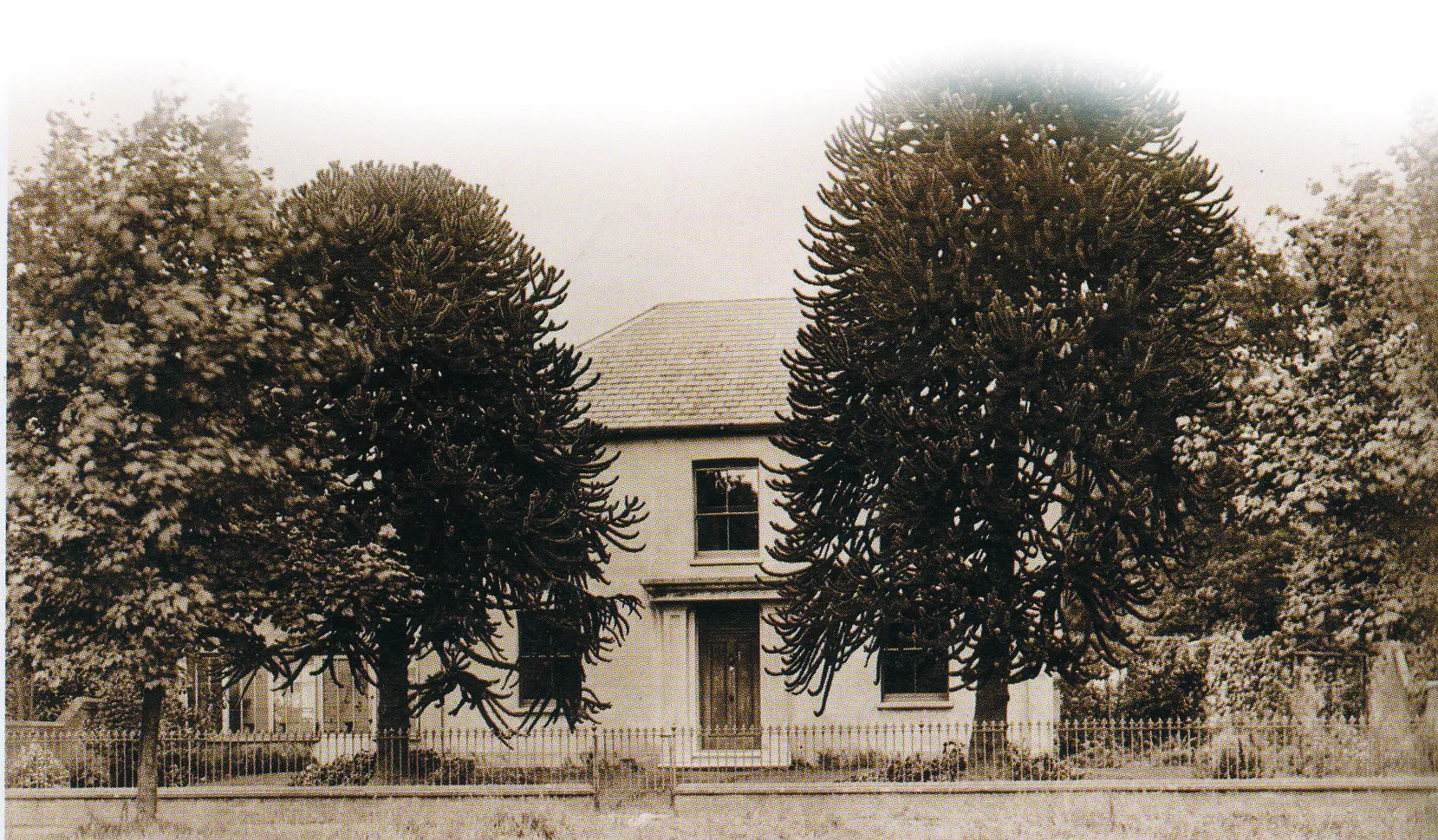 The White House on Cranleigh Common, a prestigious dwelling, photographed in 1910.