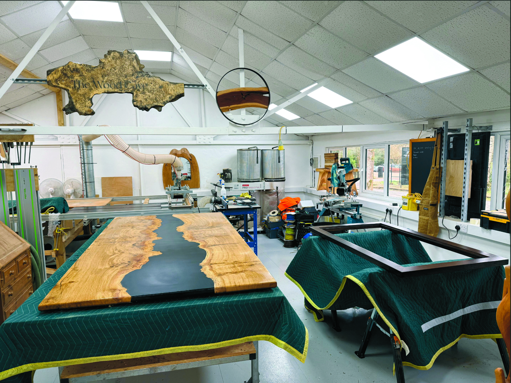 The Wood Cave workshop interior at Smithbrook Kilns