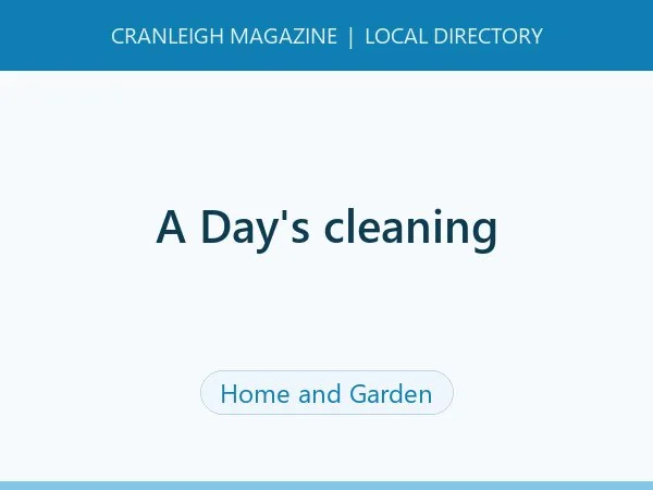 A Day’s cleaning A Day’s cleaning