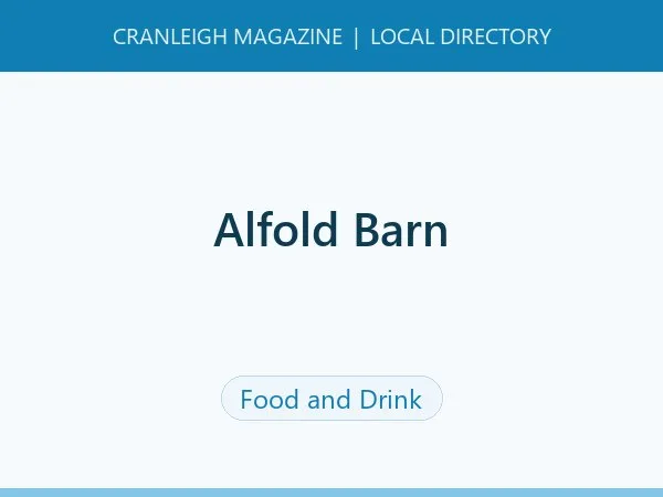 Alfold Barn Alfold Barn
