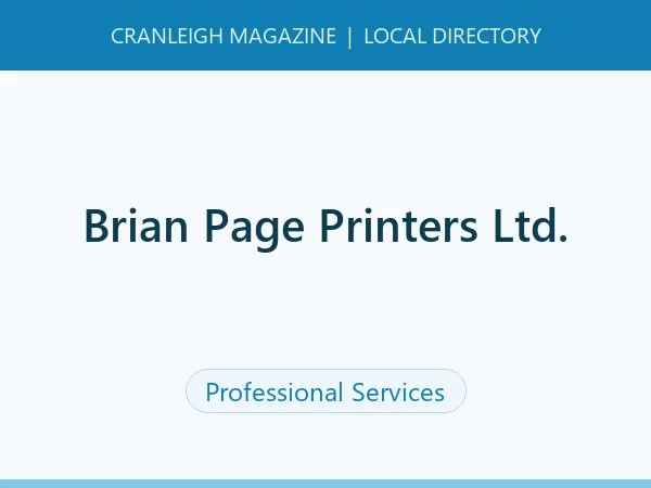 Brian Page Printers Ltd.