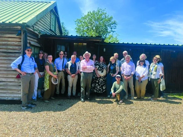 The Victorian Society Summer School visiting the Brooking collection