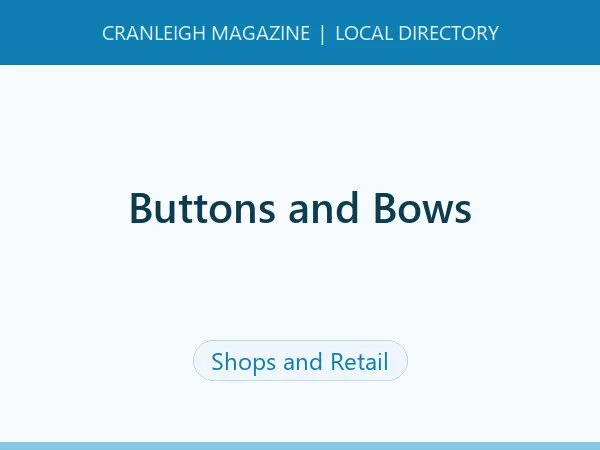 Buttons and Bows Buttons and Bows