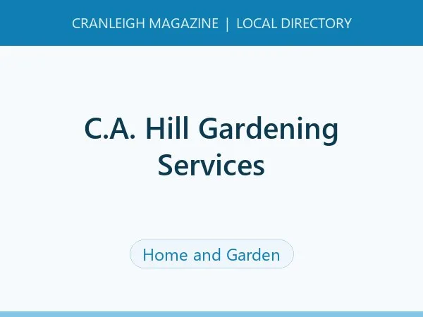 C.A. Hill Gardening Services C.A. Hill Gardening Services