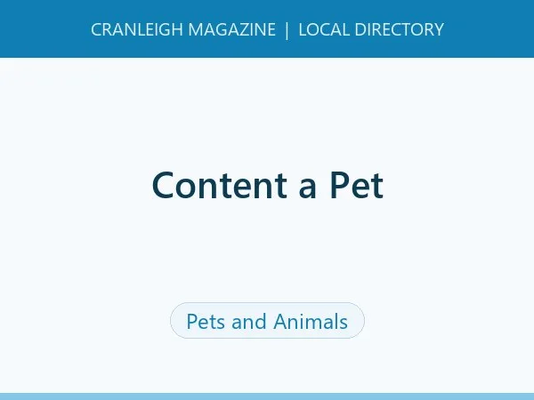 Content a Pet Content a Pet