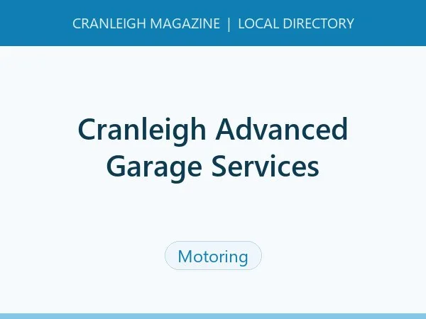 Cranleigh Advanced Garage Services