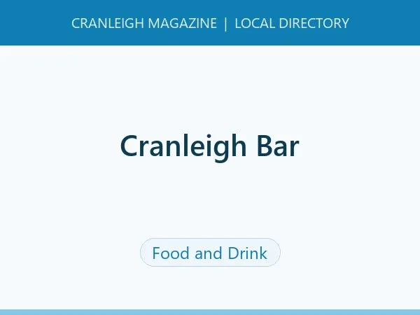 Cranleigh Bar Cranleigh Bar