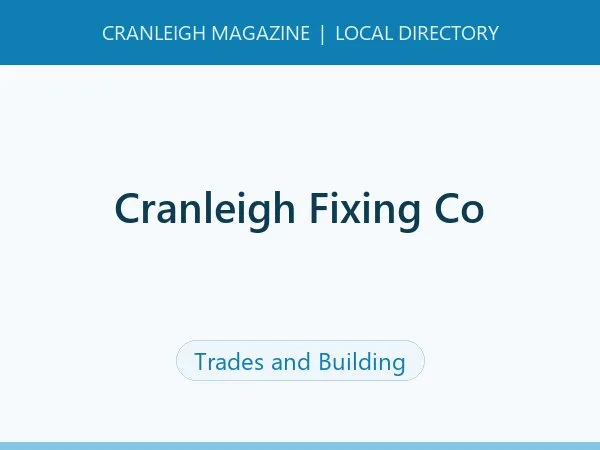 Cranleigh Fixing Co Cranleigh Fixing Co