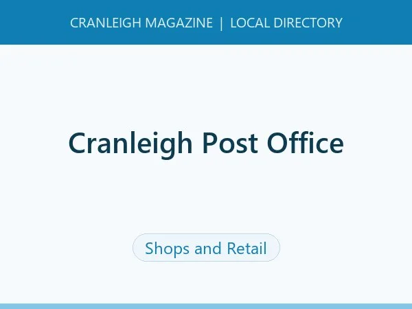 Cranleigh Post Office Cranleigh Post Office