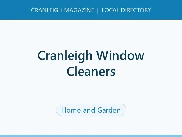Cranleigh Window Cleaners Cranleigh Window Cleaners